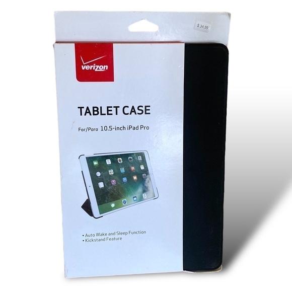 Verizon 10.5-Inch IPad Pro Kickstand Tablet Case OEM Auto Wake Sleep Black NWT - Picture 5 of 8